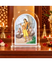 Shravan Kumar L Shape Acrylic Showpiece 3 X 3.5 Inch For Home, Office And Car (F176605)
