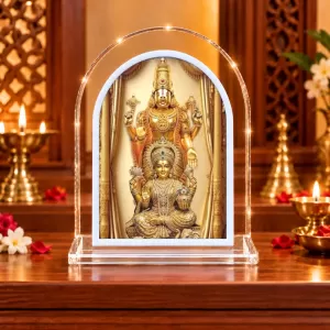 Lakshmi Narayan L Shape Acrylic Showpiece 3 X 3.5 Inch For Home, Office And Car (F176617) Lakshmi Narayan L Shape Acrylic Showpiece 3 X 3.5 Inch For Home, Office And Car (F176617)