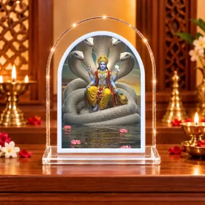 Lord Vishnu L Shape Acrylic Showpiece 3 X 3.5 Inch For Home, Office And Car (F176620) Lord Vishnu L Shape Acrylic Showpiece 3 X 3.5 Inch For Home, Office And Car (F176620)