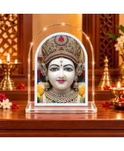 Lord Ram L Shape Acrylic Showpiece 3 X 3.5 Inch For Home, Office And Car (F176626)