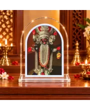 Goddess Kali L Shape Acrylic Showpiece 3 X 3.5 Inch For Home, Office And Car (F176631)