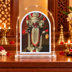 Goddess Kali L Shape Acrylic Showpiece 3 X 3.5 Inch For Home, Office And Car (F176631)