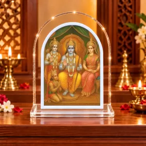 Ram Darbar L Shape Acrylic Showpiece 3 X 3.5 Inch For Home, Office And Car (F176639) Ram Darbar L Shape Acrylic Showpiece 3 X 3.5 Inch For Home, Office And Car (F176639)