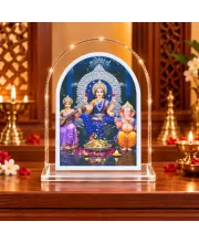 Lakshmi L Shape Acrylic Showpiece 3 X 3.5 Inch For Home, Office And Car (F176643)