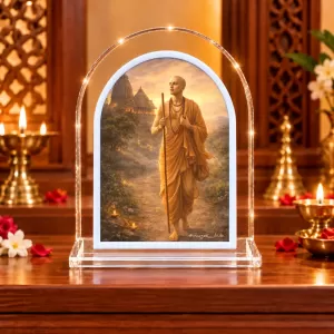 Lord Shree Chaitannya L Shape Acrylic Showpiece 3 X 3.5 Inch For Home, Office And Car (F176649) Lord Shree Chaitannya L Shape Acrylic Showpiece 3 X 3.5 Inch For Home, Office And Car (F176649)
