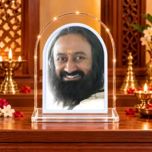 Sri Sri Ravi Shankar L Shape Acrylic Showpiece 3 X 3.5 Inch For Home, Office And Car (F176654) Sri Sri Ravi Shankar L Shape Acrylic Showpiece 3 X 3.5 Inch For Home, Office And Car (F176654)