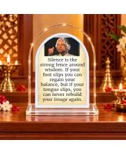 A P J Abdul Kalam L Shape Acrylic Showpiece 3 X 3.5 Inch For Home, Office And Car (F176660)