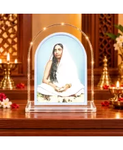 Sarada Devi L Shape Acrylic Showpiece 3 X 3.5 Inch For Home, Office And Car (F176666)