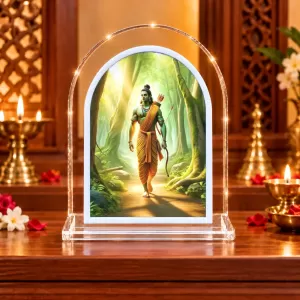 Lord Rama L Shape Acrylic Showpiece 3 X 3.5 Inch For Home, Office And Car (F176669) Lord Rama L Shape Acrylic Showpiece 3 X 3.5 Inch For Home, Office And Car (F176669)