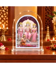 Lord Ram L Shape Acrylic Showpiece 3 X 3.5 Inch For Home, Office And Car (F176671)