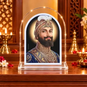 Guru Gobind Singh L Shape Acrylic Showpiece 3 X 3.5 Inch For Home, Office And Car (F176681) Guru Gobind Singh L Shape Acrylic Showpiece 3 X 3.5 Inch For Home, Office And Car (F176681)