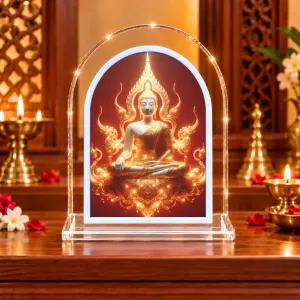 Buddha L Shape Acrylic Showpiece 3 X 3.5 Inch For Home, Office And Car (F176685) Buddha L Shape Acrylic Showpiece 3 X 3.5 Inch For Home, Office And Car (F176685)