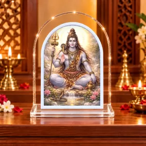 Lord Shiva L Shape Acrylic Showpiece 3 X 3.5 Inch For Home, Office And Car (F176686) Lord Shiva L Shape Acrylic Showpiece 3 X 3.5 Inch For Home, Office And Car (F176686)