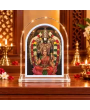 Lord Venkatswar L Shape Acrylic Showpiece 3 X 3.5 Inch For Home, Office And Car (F176690)