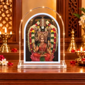 Lord Venkatswar L Shape Acrylic Showpiece 3 X 3.5 Inch For Home, Office And Car (F176690)