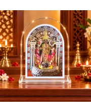 Maa Kaali L Shape Acrylic Showpiece 3 X 3.5 Inch For Home, Office And Car (F176697)
