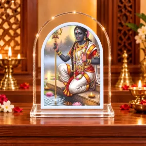 Maa Durga L Shape Acrylic Showpiece 3 X 3.5 Inch For Home, Office And Car (F176704) Maa Durga L Shape Acrylic Showpiece 3 X 3.5 Inch For Home, Office And Car (F176704)