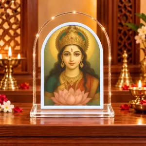 Maa Durga L Shape Acrylic Showpiece 3 X 3.5 Inch For Home, Office And Car (F176725) Maa Durga L Shape Acrylic Showpiece 3 X 3.5 Inch For Home, Office And Car (F176725)