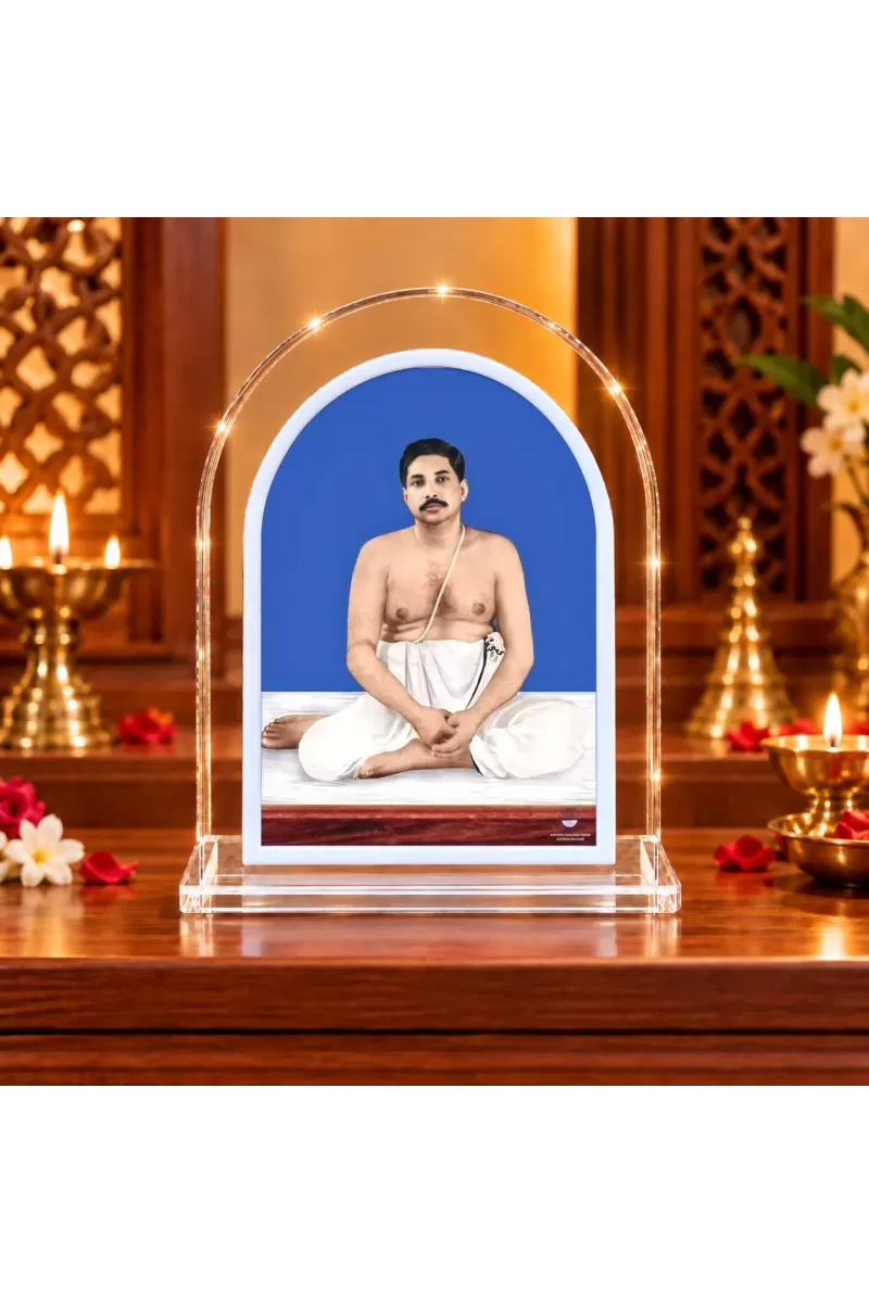 Shree Shree Anukul L Shape Acrylic Showpiece 3 X 3.5 Inch For Home, Office And Car (F176732)