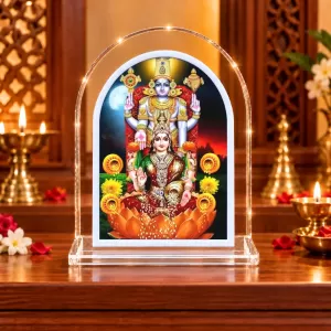 Lakshmi Narayan L Shape Acrylic Showpiece 3 X 3.5 Inch For Home, Office And Car (F176754) Lakshmi Narayan L Shape Acrylic Showpiece 3 X 3.5 Inch For Home, Office And Car (F176754)