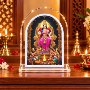 Goddess Mahalakshmi L Shape Acrylic Showpiece 3 X 3.5 Inch For Home, Office And Car (F176761) Goddess Mahalakshmi L Shape Acrylic Showpiece 3 X 3.5 Inch For Home, Office And Car (F176761)