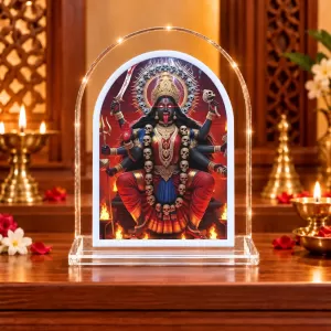 Goddess Kali L Shape Acrylic Showpiece 3 X 3.5 Inch For Home, Office And Car (F176764) Goddess Kali L Shape Acrylic Showpiece 3 X 3.5 Inch For Home, Office And Car (F176764)