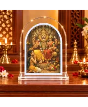 Lak L Shape Acrylic Showpiece 3 X 3.5 Inch For Home, Office And Car (F176770)