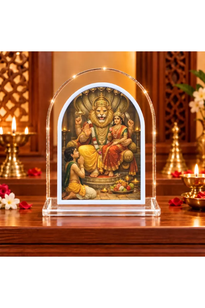 Lak L Shape Acrylic Showpiece 3 X 3.5 Inch For Home, Office And Car (F176770)