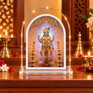 Shree Krishna L Shape Acrylic Showpiece 3 X 3.5 Inch For Home, Office And Car (F176773) Shree Krishna L Shape Acrylic Showpiece 3 X 3.5 Inch For Home, Office And Car (F176773)