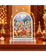 Lord Ram L Shape Acrylic Showpiece 3 X 3.5 Inch For Home, Office And Car (F176778)