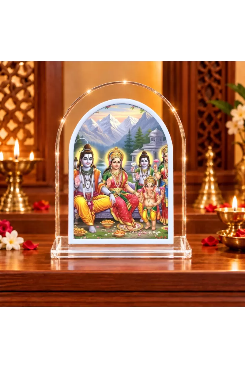 Lord Ram L Shape Acrylic Showpiece 3 X 3.5 Inch For Home, Office And Car (F176778)