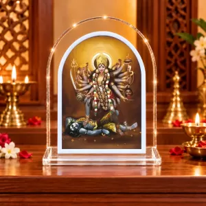 Kali Maa L Shape Acrylic Showpiece 3 X 3.5 Inch For Home, Office And Car (F176781) Kali Maa L Shape Acrylic Showpiece 3 X 3.5 Inch For Home, Office And Car (F176781)