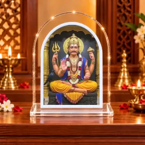 Lord Shani Dev L Shape Acrylic Showpiece 3 X 3.5 Inch For Home, Office And Car (F176782) Lord Shani Dev L Shape Acrylic Showpiece 3 X 3.5 Inch For Home, Office And Car (F176782)