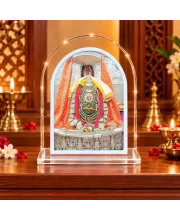Mahakaal L Shape Acrylic Showpiece 3 X 3.5 Inch For Home, Office And Car (F176791)