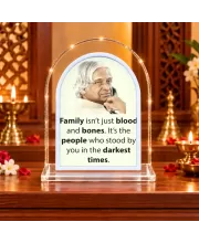 A. P. J. Abdul Kalam L Shape Acrylic Showpiece 3 X 3.5 Inch For Home, Office And Car (F176794)