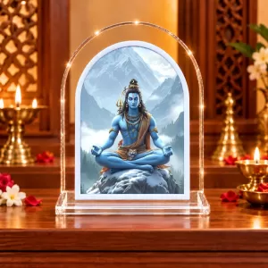 Lord Shiva L Shape Acrylic Showpiece 3 X 3.5 Inch For Home, Office And Car (F176799) Lord Shiva L Shape Acrylic Showpiece 3 X 3.5 Inch For Home, Office And Car (F176799)