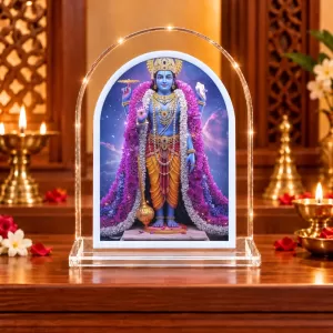 Lord Vishnu L Shape Acrylic Showpiece 3 X 3.5 Inch For Home, Office And Car (F176801) Lord Vishnu L Shape Acrylic Showpiece 3 X 3.5 Inch For Home, Office And Car (F176801)