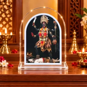 Goddess Kali L Shape Acrylic Showpiece 3 X 3.5 Inch For Home, Office And Car (F176809) Goddess Kali L Shape Acrylic Showpiece 3 X 3.5 Inch For Home, Office And Car (F176809)
