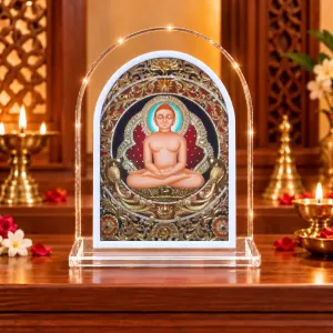 Lord Mahabir L Shape Acrylic Showpiece 3 X 3.5 Inch For Home, Office And Car (F176812) Lord Mahabir L Shape Acrylic Showpiece 3 X 3.5 Inch For Home, Office And Car (F176812)