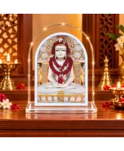 Lord Mahabir L Shape Acrylic Showpiece 3 X 3.5 Inch For Home, Office And Car (F176816)
