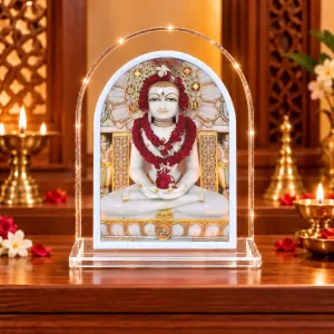 Lord Mahabir L Shape Acrylic Showpiece 3 X 3.5 Inch For Home, Office And Car (F176816) Lord Mahabir L Shape Acrylic Showpiece 3 X 3.5 Inch For Home, Office And Car (F176816)
