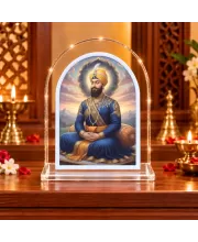 Guru Gobind Singh L Shape Acrylic Showpiece 3 X 3.5 Inch For Home, Office And Car (F176817)