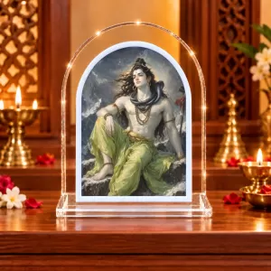 Lord Shiva L Shape Acrylic Showpiece 3 X 3.5 Inch For Home, Office And Car (F176824) Lord Shiva L Shape Acrylic Showpiece 3 X 3.5 Inch For Home, Office And Car (F176824)