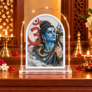 Lord Shiva L Shape Acrylic Showpiece 3 X 3.5 Inch For Home, Office And Car (F176826) Lord Shiva L Shape Acrylic Showpiece 3 X 3.5 Inch For Home, Office And Car (F176826)