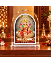 MahaLakshmi L Shape Acrylic Showpiece 3 X 3.5 Inch For Home, Office And Car (F176827)