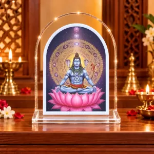 Lord Shiva L Shape Acrylic Showpiece 3 X 3.5 Inch For Home, Office And Car (F176833) Lord Shiva L Shape Acrylic Showpiece 3 X 3.5 Inch For Home, Office And Car (F176833)