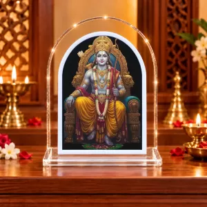 Lord Rama L Shape Acrylic Showpiece 3 X 3.5 Inch For Home, Office And Car (F176840) Lord Rama L Shape Acrylic Showpiece 3 X 3.5 Inch For Home, Office And Car (F176840)