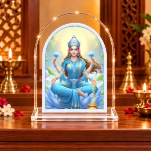 Lakshmi Maa L Shape Acrylic Showpiece 3 X 3.5 Inch For Home, Office And Car (F176843) Lakshmi Maa L Shape Acrylic Showpiece 3 X 3.5 Inch For Home, Office And Car (F176843)