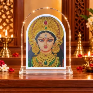 Durga Maa L Shape Acrylic Showpiece 3 X 3.5 Inch For Home, Office And Car (F176846) Durga Maa L Shape Acrylic Showpiece 3 X 3.5 Inch For Home, Office And Car (F176846)