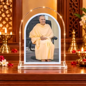 Radhanath Swami L Shape Acrylic Showpiece 3 X 3.5 Inch For Home, Office And Car (F176852) Radhanath Swami L Shape Acrylic Showpiece 3 X 3.5 Inch For Home, Office And Car (F176852)